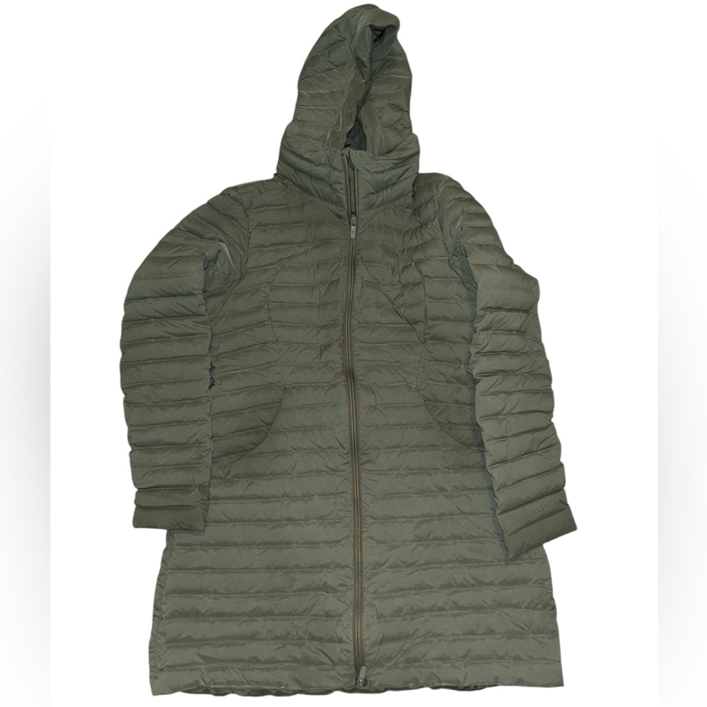 Lululemon Olive Green Down Jacket Size 10